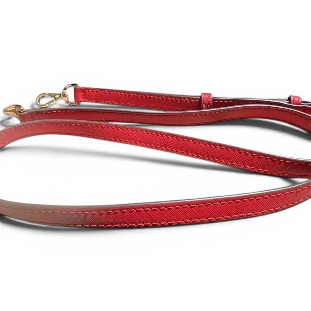 Crossbody Bag Michael Kors Jet Set Large Clutch Red Saffiano‎ Leather Wallet